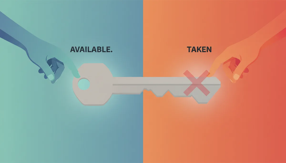 Why a Domain Can Look Available in One Search and Taken in Another