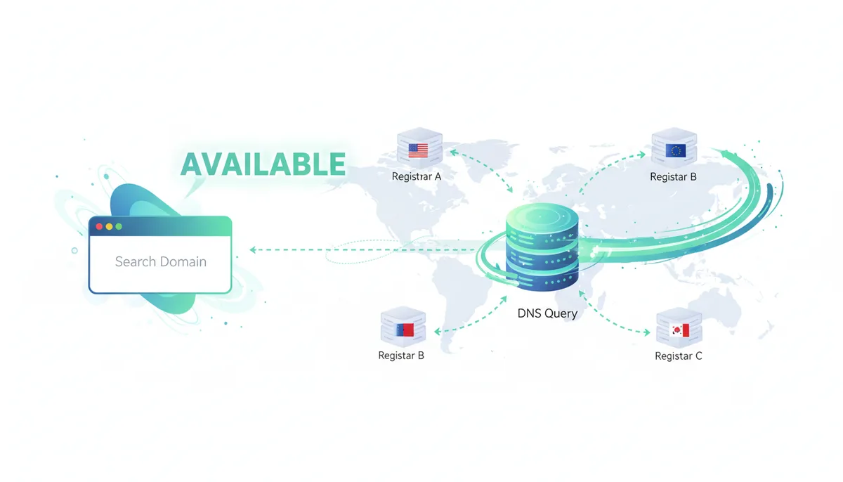 What a Domain Availability Check Actually Checks